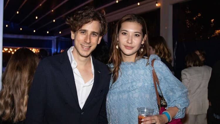 Matais Sanchez and Nora Lin at Friday night’s opening party • Photo by Barbara Lassen for Dan’s Papers