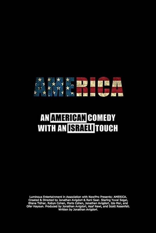 America movie poster with text - An American Comedy with an Israeli touch